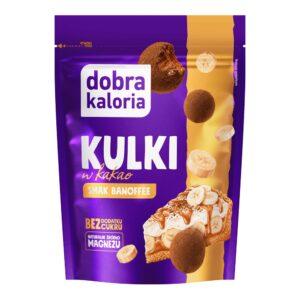 Datulių rutuliukai su kakava, banoffee skonio, 65 g